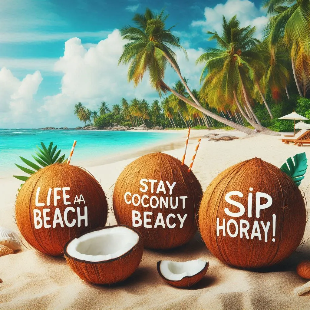 Beachy Coconut Quotes