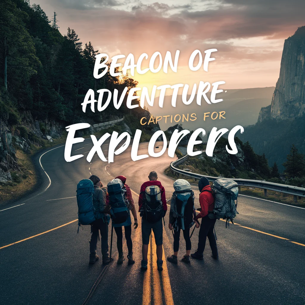 Beacon of Adventure: Captions for Explorers