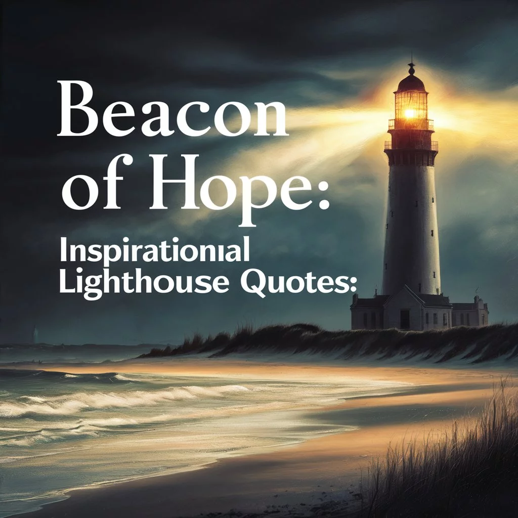 Beacon of Hope: Inspirational Lighthouse Quotes