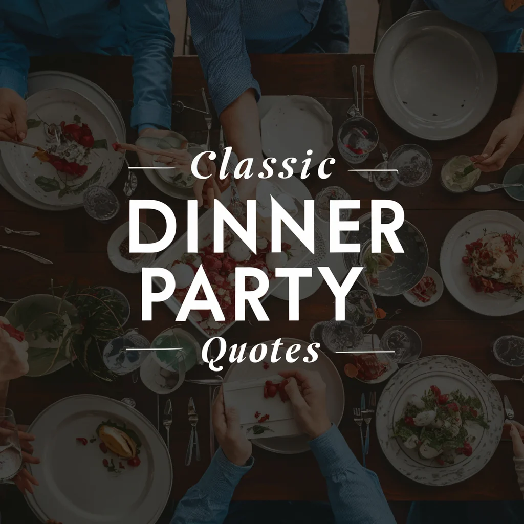  Classic Dinner Party Quotes