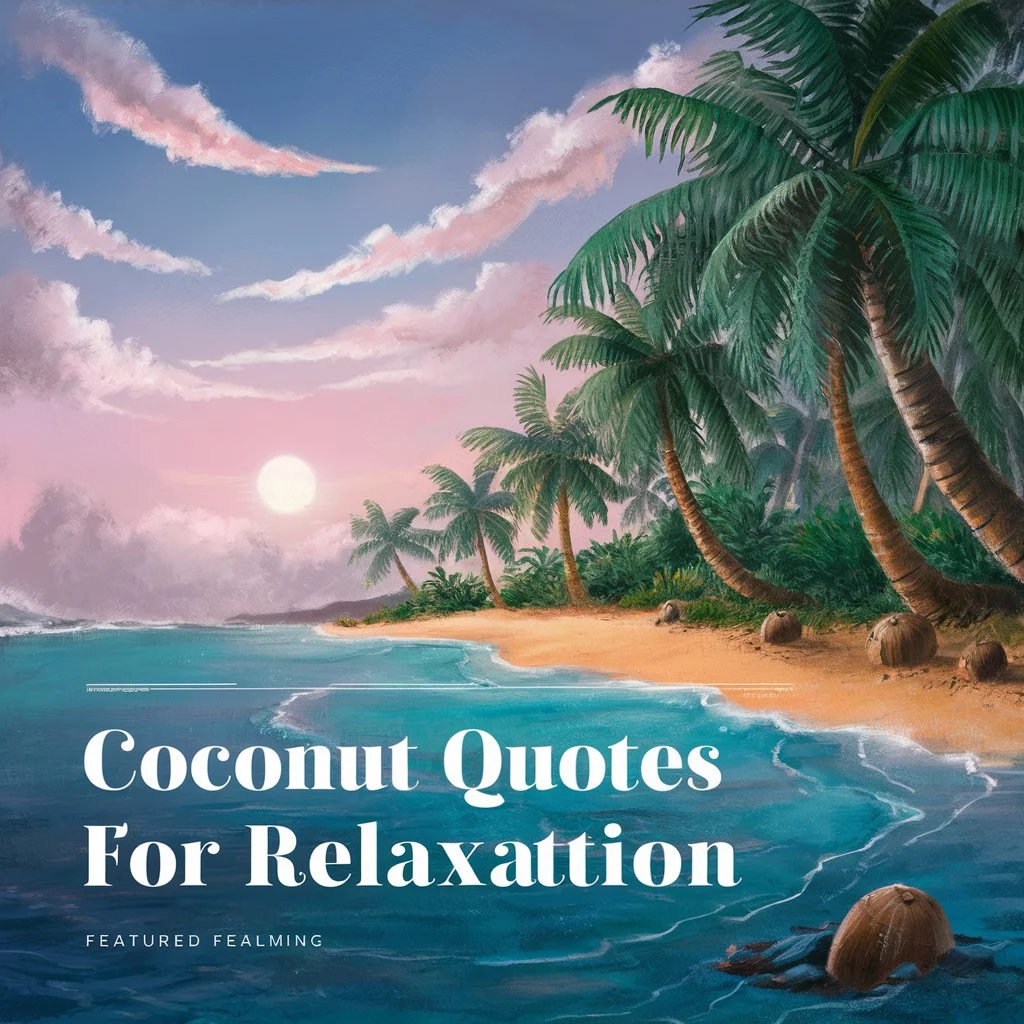 Coconut Quotes for Relaxation