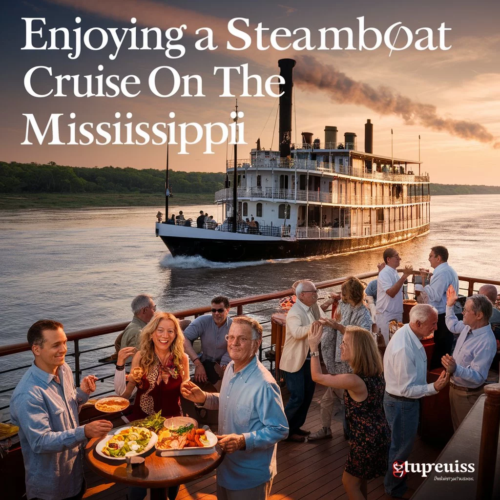 Enjoying a Steamboat Cruise on the Mississippi