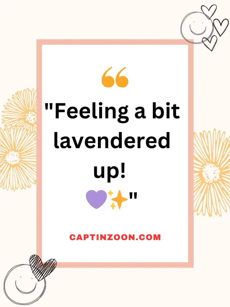 Funny Lavender Captions