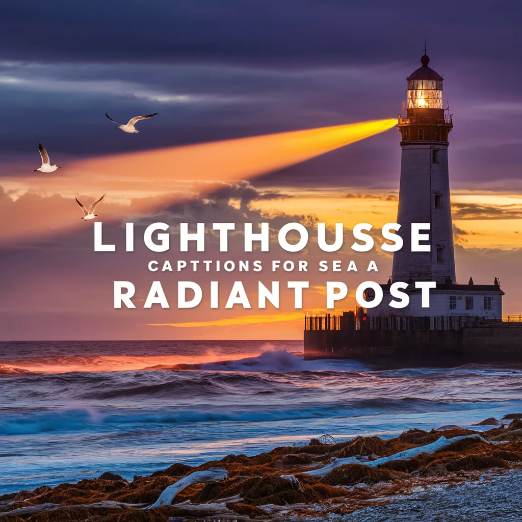 Lighthouse Captions for a Radiant Post