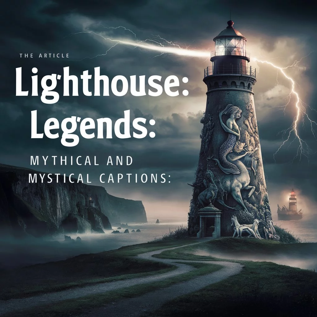 Lighthouse Legends: Mythical and Mystical Captions