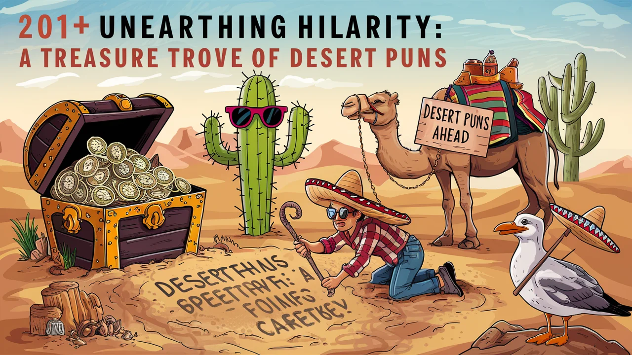 Unearthing Hilarity: A Treasure Trove of Desert Puns