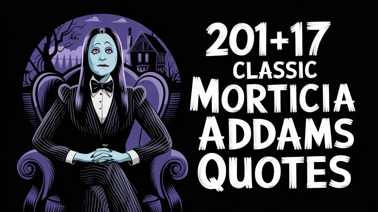 17 Classic Morticia Addams Quotes