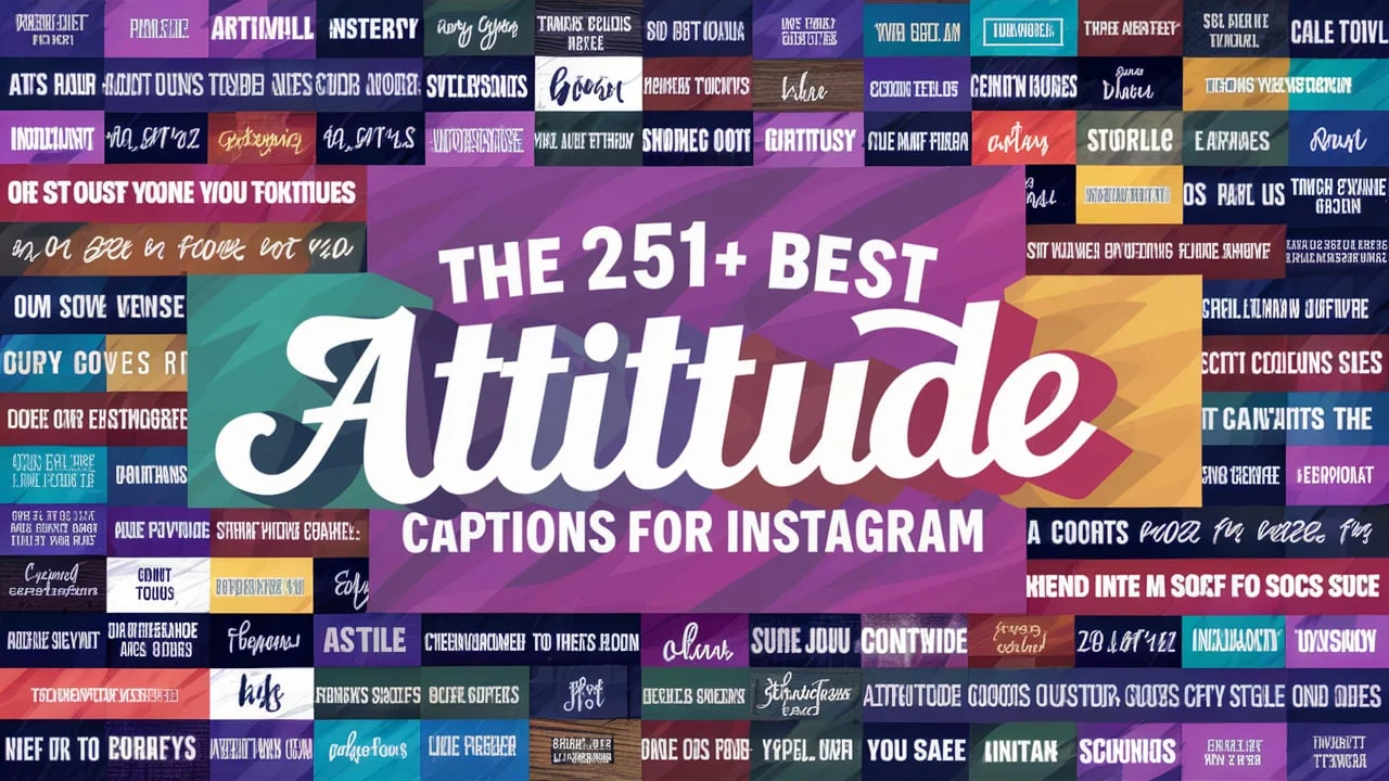 BEST Attitude Captions for Instagram