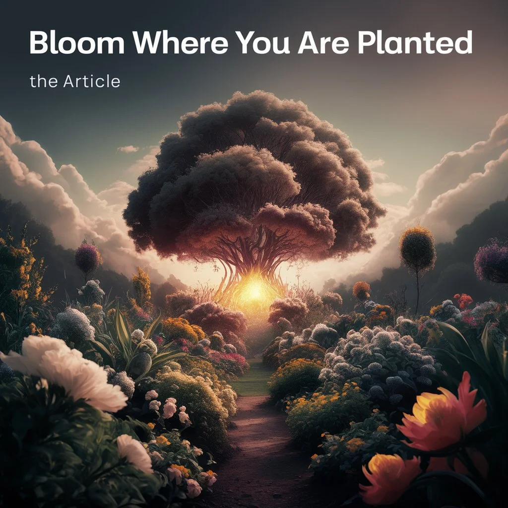 Bloom Where You Are Planted