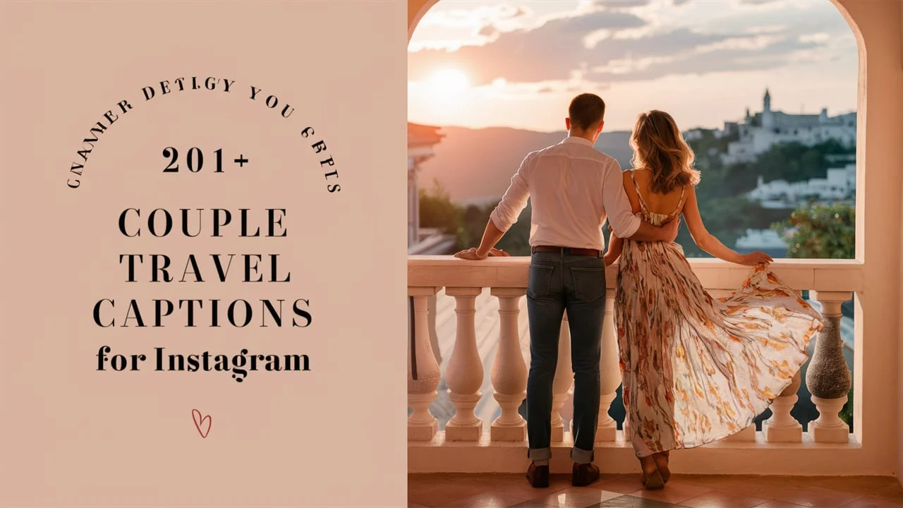 Couple Travel Captions for Instagram