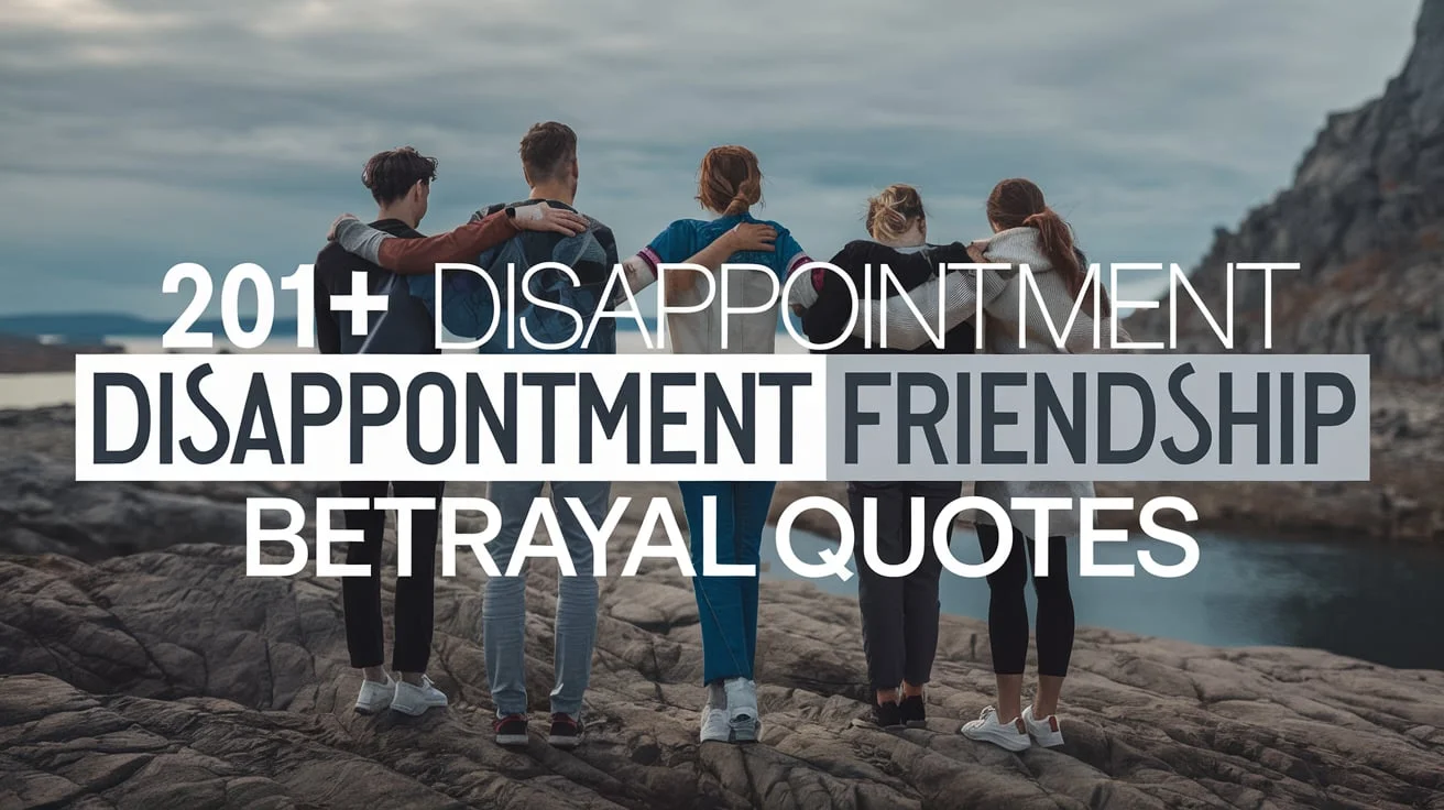 Disappointment Friendship Betrayal Quotes