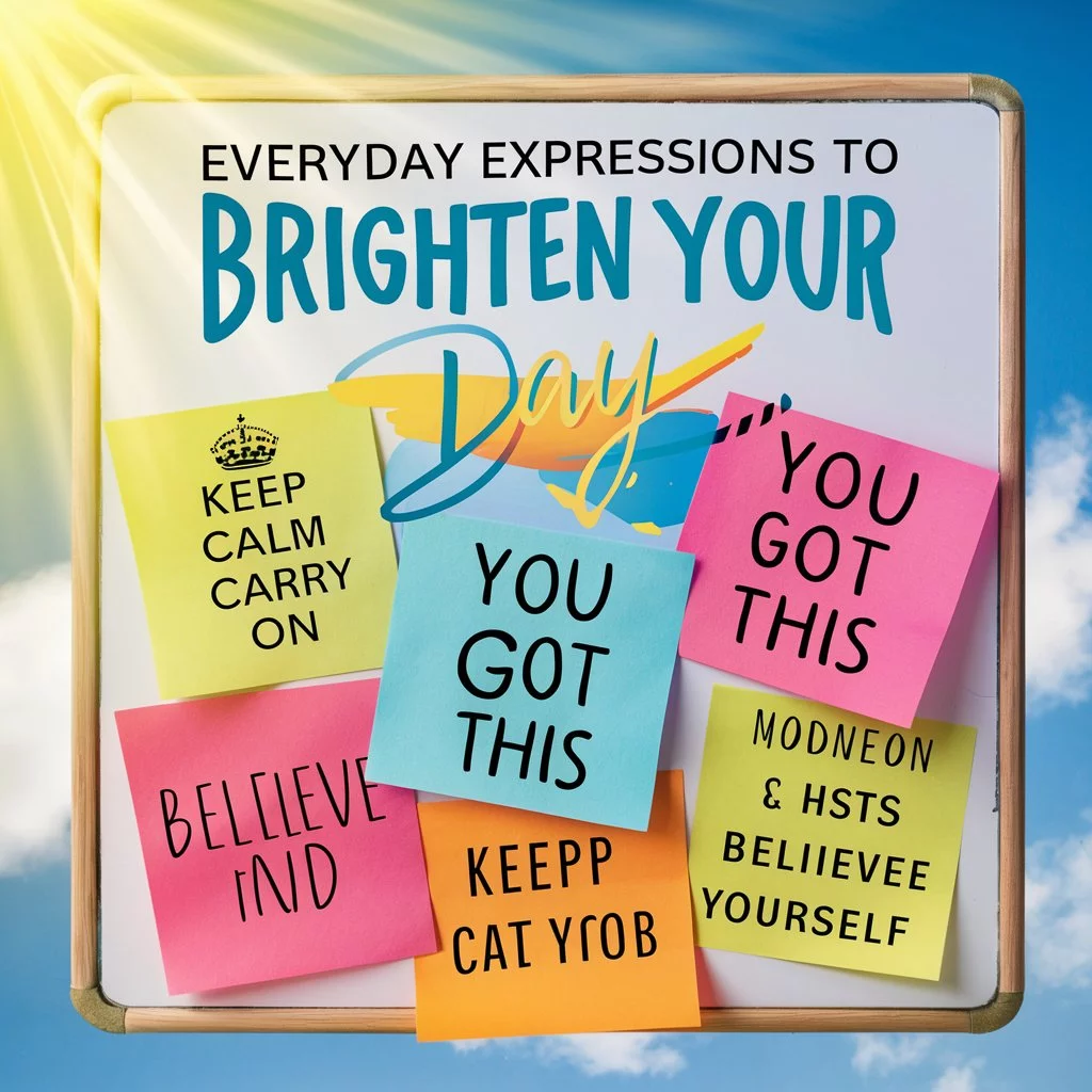 Everyday Expressions to Brighten Your Day