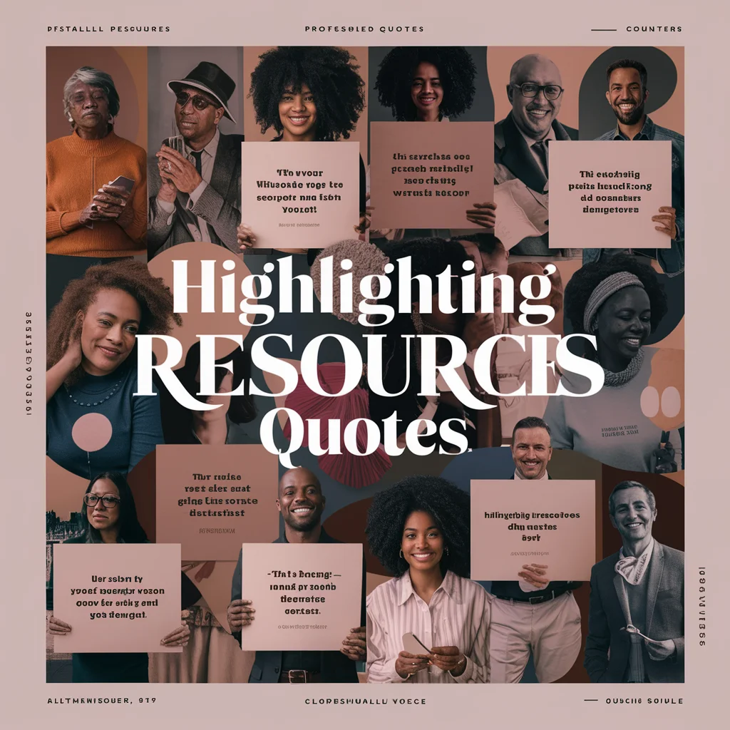 Highlighting Resources Quotes