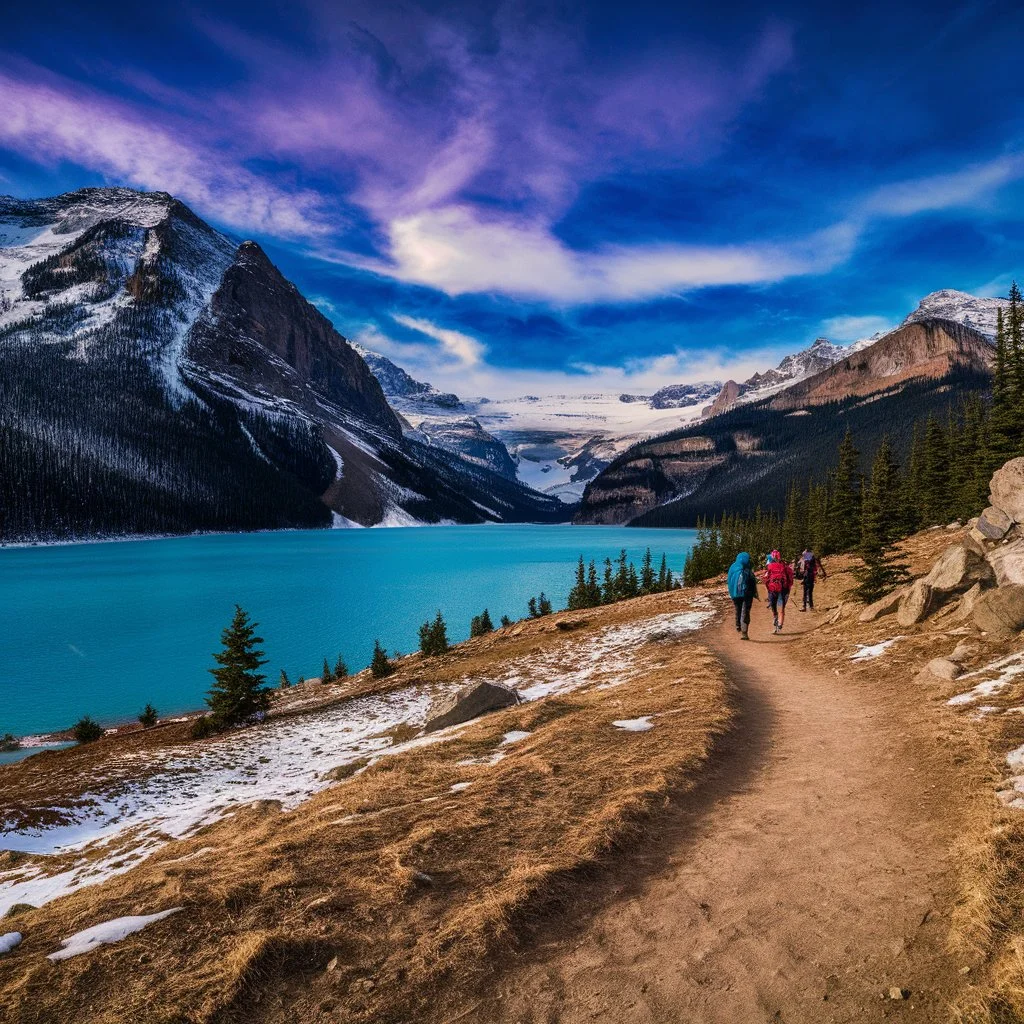 Hiking Around Lake Louise