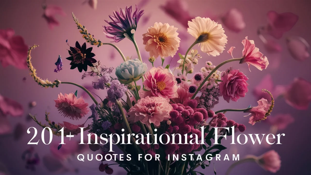 Inspirational Flower Quotes for Instagram