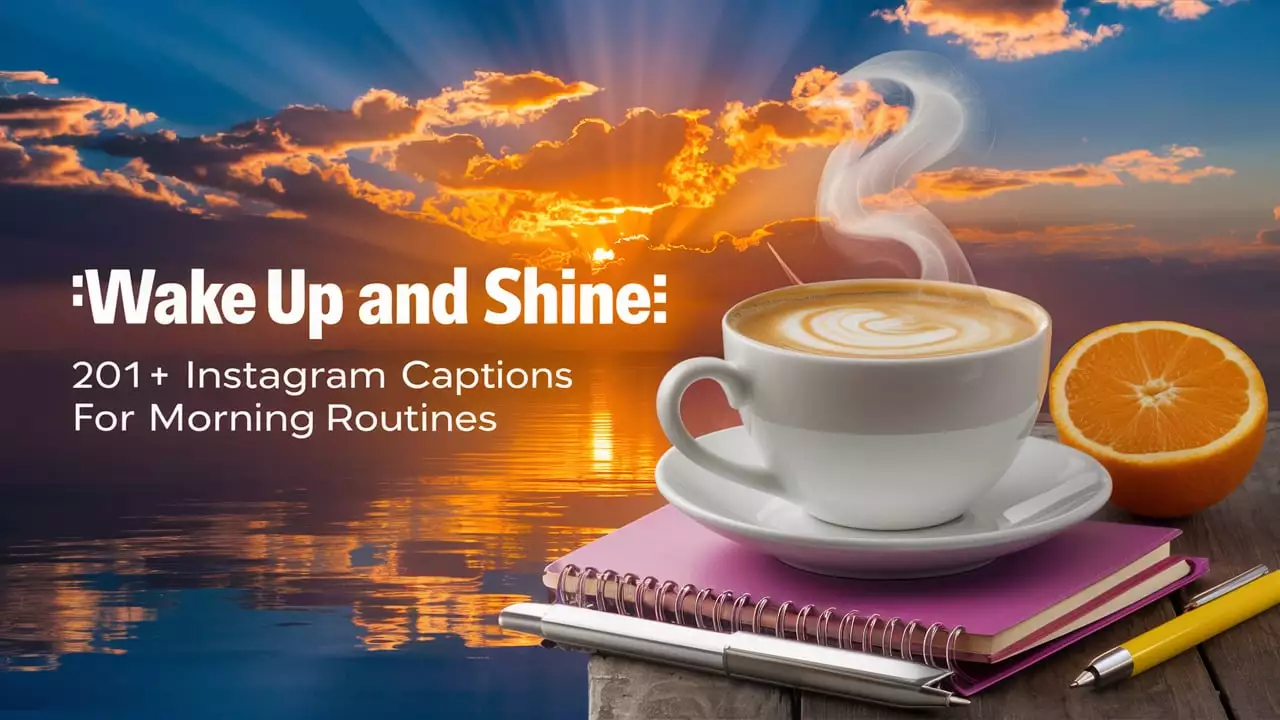 Instagram Captions for Morning Routines