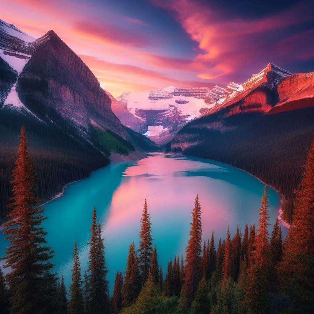 Lake Louise at Sunrise