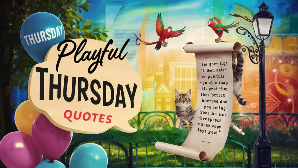 Playful Thursday Quotes