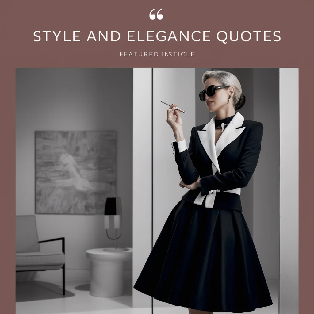 Style and Elegance Quotes