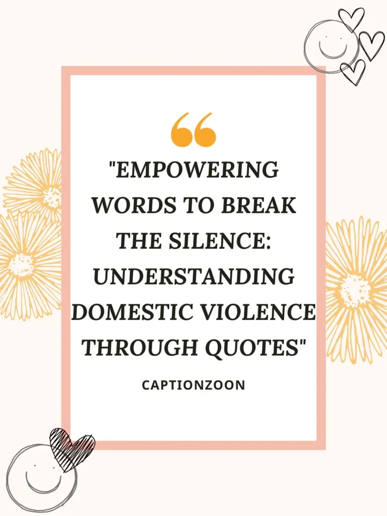 Understanding Domestic Violence Quotes