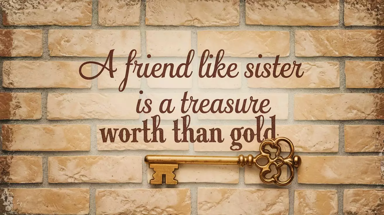 Friend Like Sister Quotes