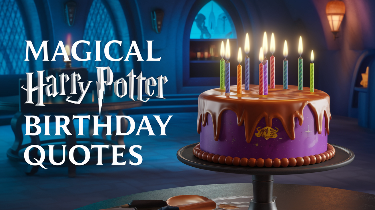 Magical Harry Potter Birthday Quotes